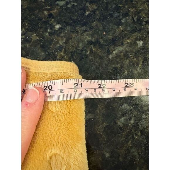 Kim Rogers Women's Large Gold Polka Dot Velour Zip Front Vest - Picture 5 of 7